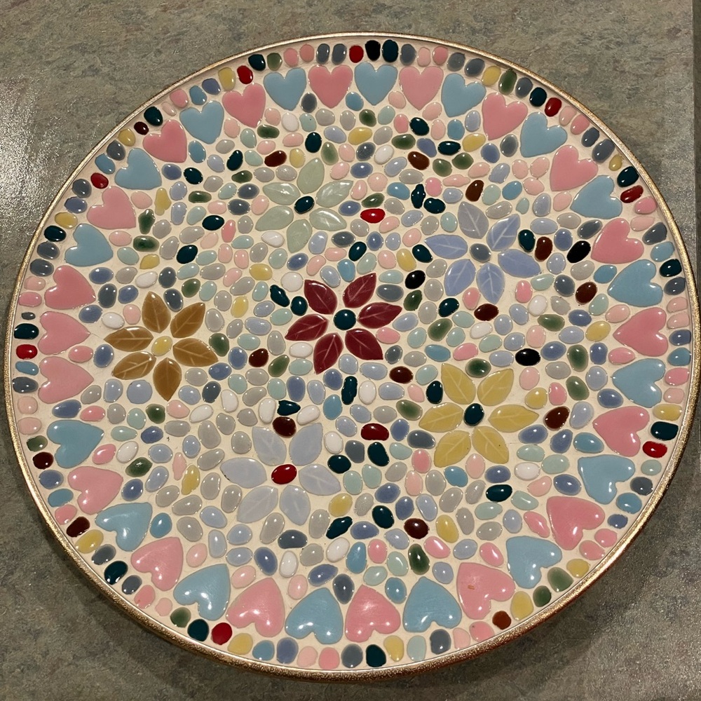 Colorful Mosaic Decorative Plate